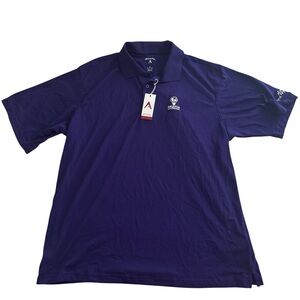 NWT Antigua Men's Purple Polo Golf  Shirt XL